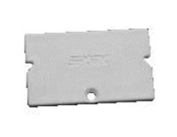 MODULAR SOLUTION ROLLER TRACK PART 60MM WIDE ROLLER TRACK END CAP
